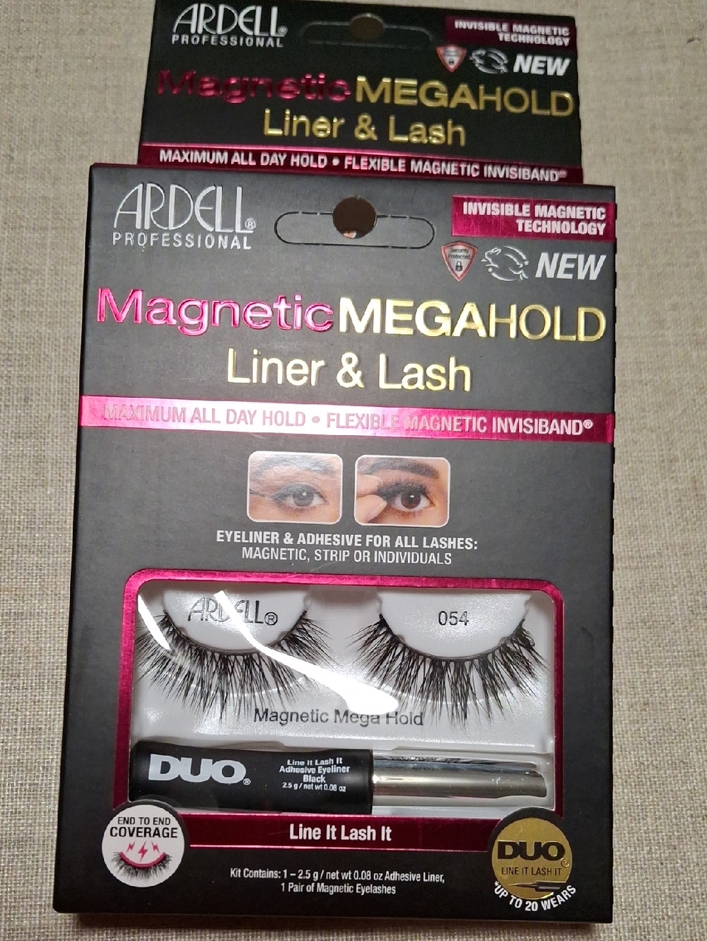 (2) Ardell Magnetic Megahold Liner & Lash Number 054